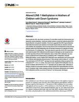 Altered LINE-1 methylation in Mothers of Children with Down Syndrome