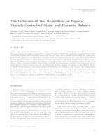 The Influence of Test Repetition on Bipodal Visually Controlled Static and Dynamic Balance