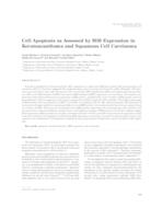 Cell Apoptosis as Assessed by M30 Expression in Keratoacanthoma and Squamous Cell Carcinoma