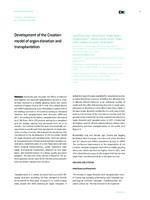 Development of the Croatian model of organ donation and transplantation