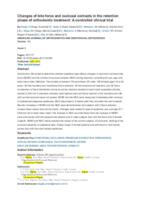 Changes of bite force and occlusal contacts in the retention phase of orthodontic treatment: A controlled clinical trial