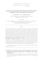 Brain-Gut Miscommunication: Biopsychosocial Predictors of Quality of Life in Irritable Bowel Syndrome