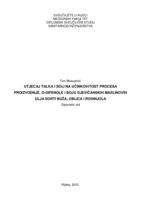 UTJECAJ TALKA I SOLI NA UČINKOVITOST PROCESA PROIZVODNJE, O-DIFENOLE I BOJU DJEVIČANSKIH MASLINOVIH ULJA SORTI BUŽA, OBLICA I ROSINJOLA