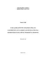 Utjecaj bjelančevina  toplinskog šoka 70 i glikoproteina 96 na sazrijevanje decidualnih CD1a+ dendritičkih stanica prvog tromjesečja trudnoće