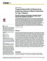 Targeting Natural Killer Cell Reactivity by Employing Antibody to NKp46: Implications for Type 1 Diabetes