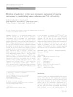 Deletion of galectin-3 in the host attenuates metastasis of murine melanoma by modulating tumor adhesion and NK cell activity