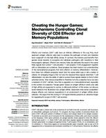 Cheating the Hunger Games; Mechanisms Controlling Clonal Diversity of CD8 Effector and Memory Populations