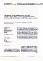 CHRONIC RELAPSING EXPERIMENTAL ALLERGIC ENCEPHALOMYELITIS IN
 RATS: CLINICOPATHOLOGICAL COURSE, SOME GENETICAL AND
 IMMUNOLOGICAL ASPECTS