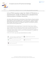 UCLA PTSD reaction index for DSM-5 (PTSD-RI-5): a psychometric study of adolescents sampled from communities in eleven countries