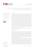 Effect of Different Clarification Methods on Volatile Aroma Compound Composition of Virgin Olive Oil