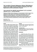 The association of systemic inflammatory markers with indicators of stress and cardiac necrosis in patients undergoing aortic valve replacement and revascularization surgeries