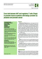 Cross talk between NKT and regulatory T cells (Tregs) in prostatic tissue of patients with benign prostatic hyperplasia and prostate cancer