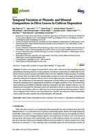 Temporal Variation of Phenolic and Mineral Composition in Olive Leaves Is Cultivar Dependent