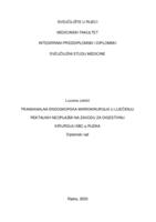 TRANSANALNA ENDOSKOPSKA MIKROKIRURGIJA U LIJEČENJU REKTALNIH NEOPLAZMI NA ZAVODU ZA DIGESTIVNU KIRURGIJU KLINIČKOG BOLNIČKOG CENNTRA RIJEKA