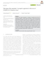         Glucagon-like peptide-1 receptor agonists in the era ofCOVID-19: Friend or foe?            
          