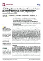 Biofilm Degradation of Nontuberculous 
Mycobacteria Formed on Stainless Steel 
Following Treatment with Immortelle 
(Helichrysum italicum) and Common Juniper 
(Juniperus communis) Essential Oils