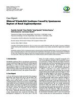 Bilateral Wünderlich Syndrome Caused by Spontaneous Rupture of Renal Angiomyolipomas