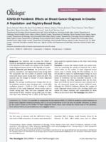 Covid  ‐19 Pandemic Effects on Breast Cancer Diagnosis in Croatia: A Population‐ and
                    
                    Study