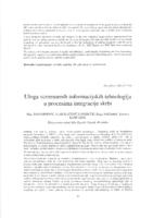 The role of modern information technologies in the processes of integration of care