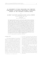 ASSESSMENT OF DOSE INDICATORS FOR CT LOCALIZATION PROCEDURES IN RADIATION THERAPY AT UNIVERSITY HOSPITAL RIJEKA