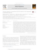 Can pain intensity in osteoarthritis joint be indicator of the impairment of endothelial function?