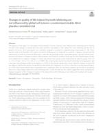 Changes in quality of life induced by tooth whitening are not influenced by global self- esteem: a randomized double-blind placebo- controlled trial