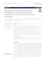 Best practice for the nuclear medicine technologist in CT-based attenuation correction and calcium score for nuclear cardiology