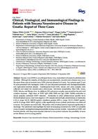 Clinical, virological, and immunological 
findings in patients with Toscana neuroinvasive 
disease in Croatia: report of three cases