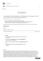 Cocoa polyphenols exhibit antioxidant, anti-inflammatory, anticancerogenic and anti-necrotic activity in carbon tetrachloride-intoxicated mice