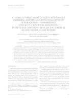 COMBINED TREATMENT OF RUPTURED MIDDLE CEREBRAL ARTERY ANEURYSM FOLLOWED BY SUBARACHNOID HEMORRHAGE AND ACUTE SUBDURAL HEMATOMA IN MULTIPLE ANEURYSM DISEASE OF CEREBRAL BLOOD VESSELS: CASE REPORT