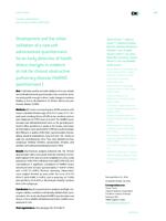 Development and the initial validation of a new selfadministered questionnaire for an early detection of health status changes in smokers at risk for chronic obstructive pulmonary disease (MARKO questionnaire)