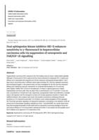 Dual sphingosine kinase inhibitor SKI-II enhances sensitivity to 5-fluorouracil in hepatocellular carcinoma cells via suppression of osteopontin and FAK/IGF-1R signalling