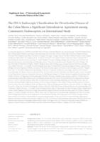 The DICA Endoscopic Classification for Diverticular Disease of the Colon Shows a Significant Interobserver Agreement among Community Endoscopists: an International Study