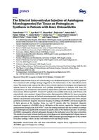 The Effect of Intra-articular Injection of Autologous Microfragmented Fat Tissue on Proteoglycan Synthesis in Patients with Knee Osteoarthritis