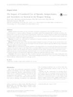 The Impact of Combined Use of Opioids, Antipsychotics, and Anxiolytics on Survival in the Hospice Setting