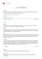 The rise in glucose concentration in saliva 
samples mixed with test foods monitored using a 
glucometer: An observational pilot study