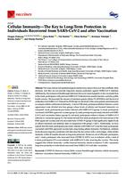 Cellular Immunity—The Key to Long-Term Protection in Individuals Recovered from SARS-CoV-2 and after Vaccination