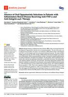 Absence of Oral Opportunistic Infections in 
Patients with Inflammatory Bowel Disease Receiving 
Anti-TNF-α and Anti-Integrin-α4β7 Therapy