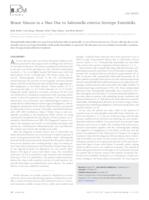 Breast Abscess in a Man Due to Salmonella enterica Serotype Enteritidis