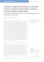 Dubinska mozgovna stimulacija i esencijalni tremor u pacijenta starije dobi s izraženom atrofijom mozga: prikaz slučaja