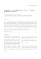 Analysis of Senior Population Visits to Physical Medicine in Croatia