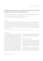 Comparison between Carotid Stenting and Carotid Endarterectomy in Early Outcome