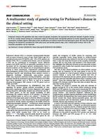 A multicenter study of genetic testing for Parkinson’s disease in the clinical setting