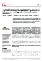 Combined Biocidal Effect of Gaseous Ozone and Citric Acid on Acinetobacter baumannii Biofilm Formed on Ceramic Tiles and Polystyrene as a Novel Approach for Infection Prevention and Control