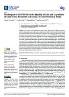 The Impact of COVID-19 on the Quality of Life and Happiness of Care Home Residents in Croatia: A Cross-Sectional Study