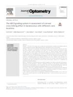 The ABCD grading system in assessment of corneal cross-linking effect in keratoconus with different cone locations