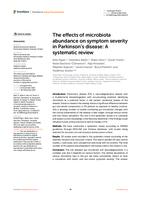 The effects of microbiota abundance on symptom severity in Parkinson’s disease: A systematic review