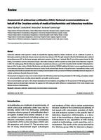 Assessment of antinuclear antibodies (ANA): National recommendations on behalf of the Croatian society of medical biochemistry and laboratory medicine