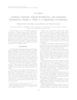 Achalasia, Alacrima, Adrenal Insufficiency, and Autonomic Dysfunction: Double A, Triple A, or Quaternary A Syndrome?