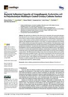 Bacterial Adhesion Capacity of Uropathogenic Escherichia coli to Polyelectrolyte Multilayer Coated Urinary Catheter Surface